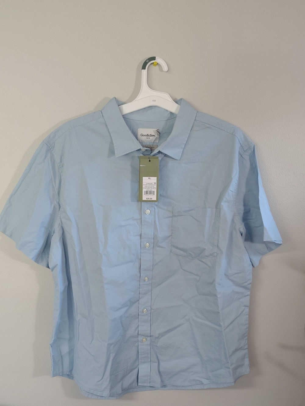 Target SS Poplin Shirt - Clean Blue - XL